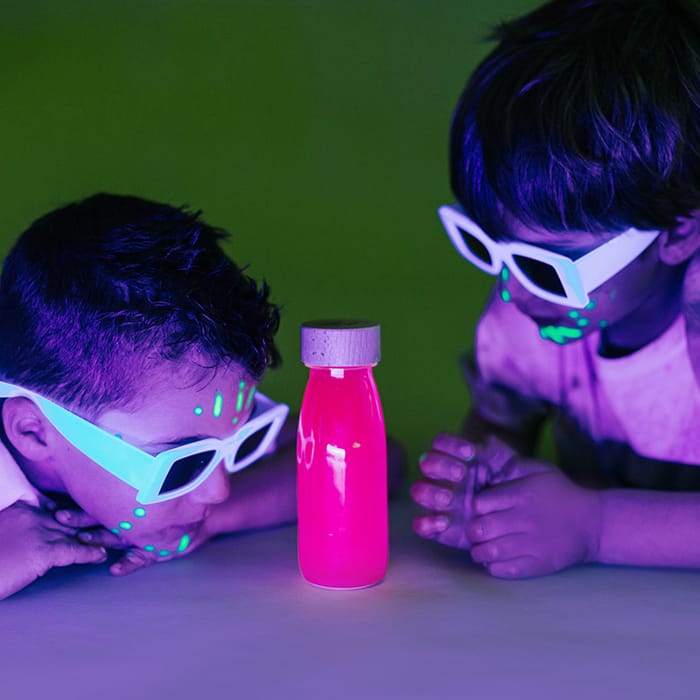 Sensory Bottle - Glow-in-the-Dark Pink