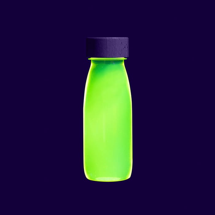 Sensory Bottle - Glow-in-the-Dark Yellow