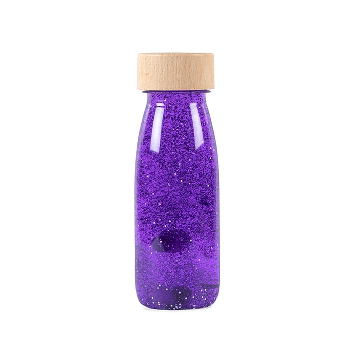 Sensory Bottle - Purple Glitter