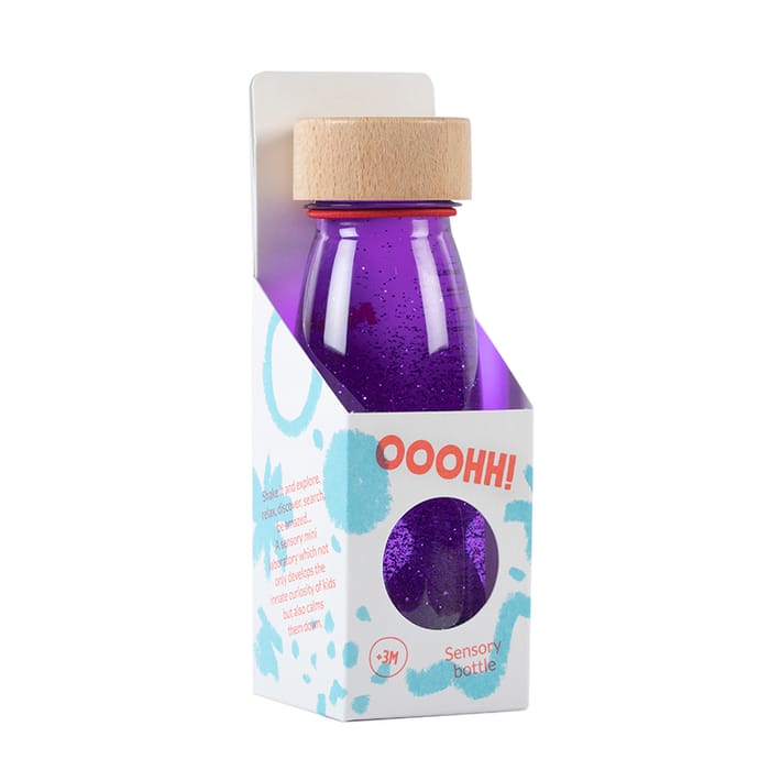 Sensory Bottle - Purple Glitter