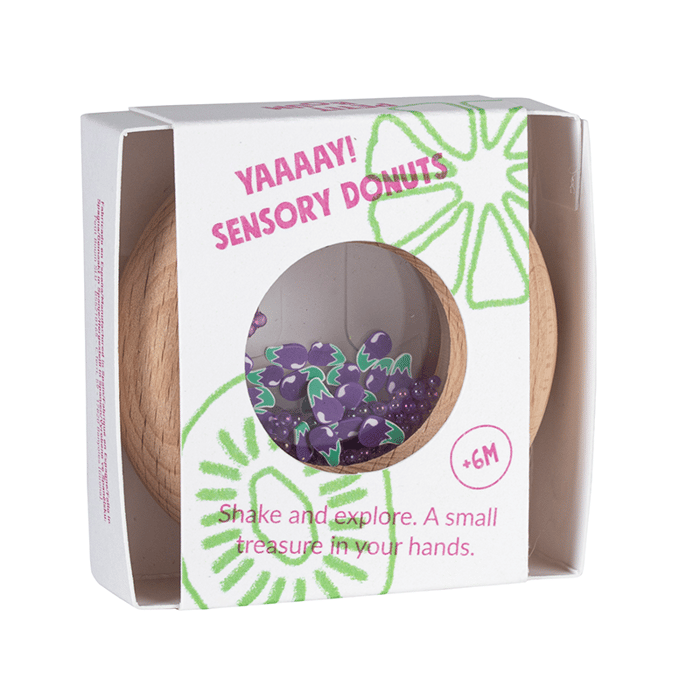Sensory Donut Ø7 cm - Eggplants
