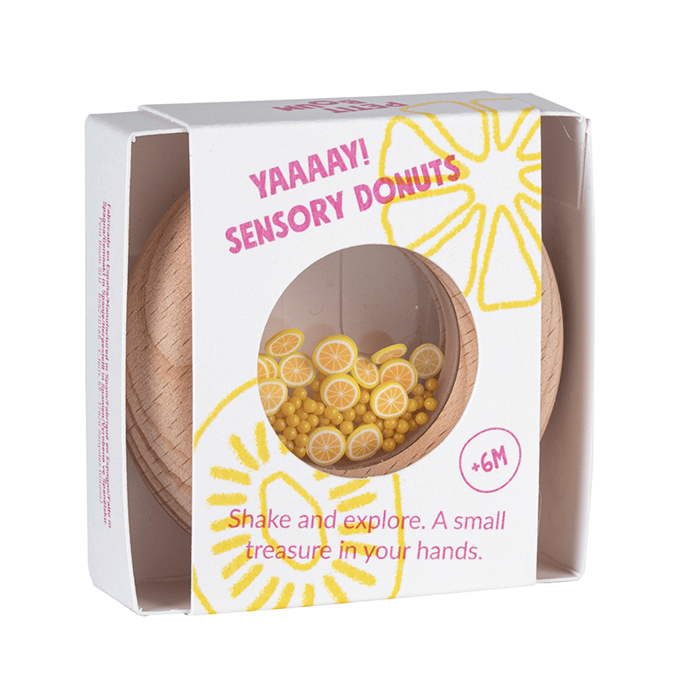 Sensory Donut Ø7 cm - Lemons