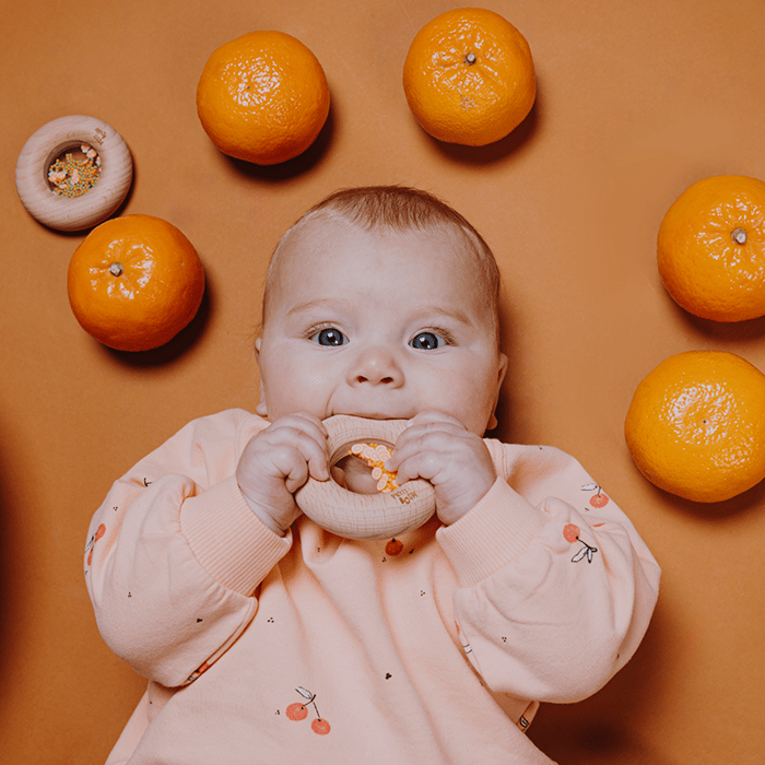 Sensory Donut Ø7 cm - Oranges