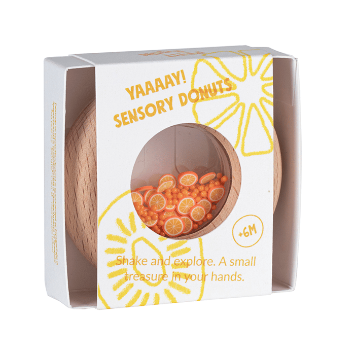 Sensory Donut Ø7 cm - Oranges