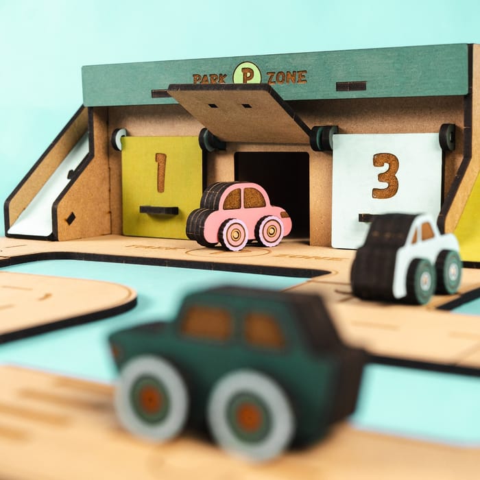 Crateit Town - City Park Zone, 36 pcs