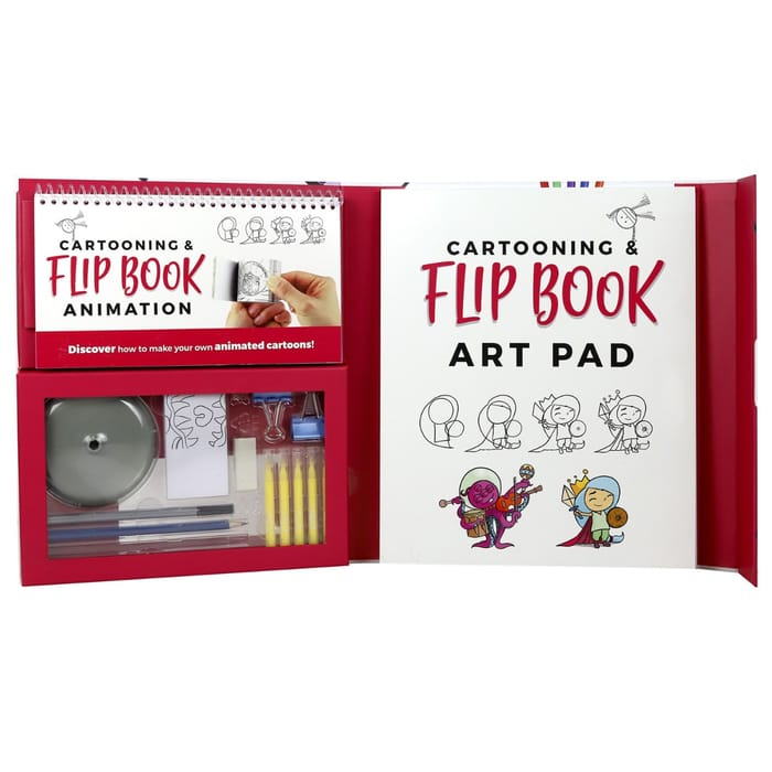 Cartooning & Flip Book Art Pad