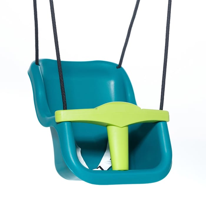 Baby Swing - Turquoise/Lime (Black Rope)
