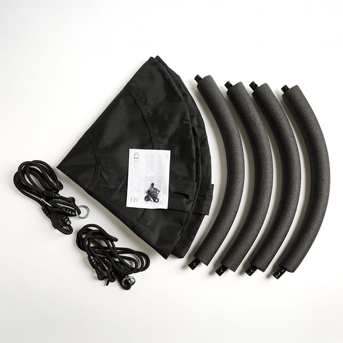 Sensory Saucer Swing Ø100 cm - Black (Black Rope)