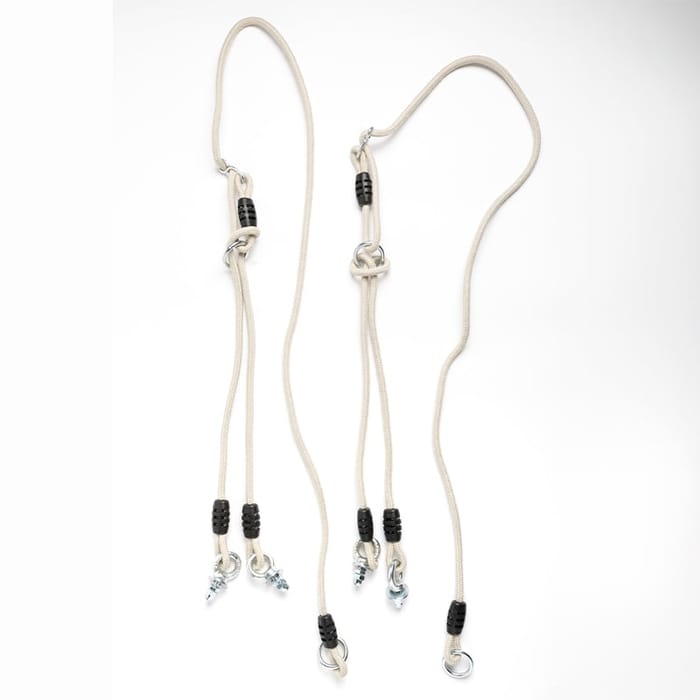 Rope for Horizontal Tire Swing (Beige Rope), 2 pcs