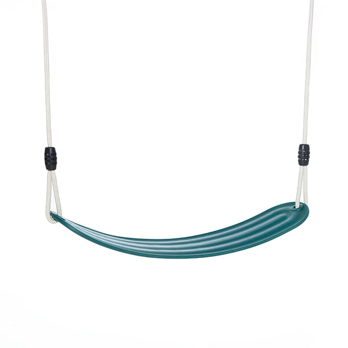 Soft Swing Seat 67x14 cm - Dark Green (Beige Rope)