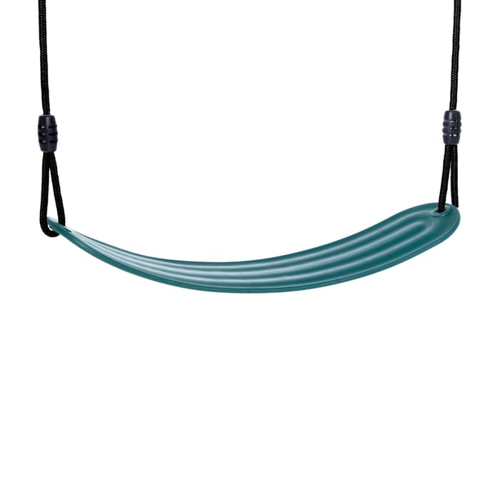 Soft Swing Seat 67x14 cm - Dark Green (Black Rope)