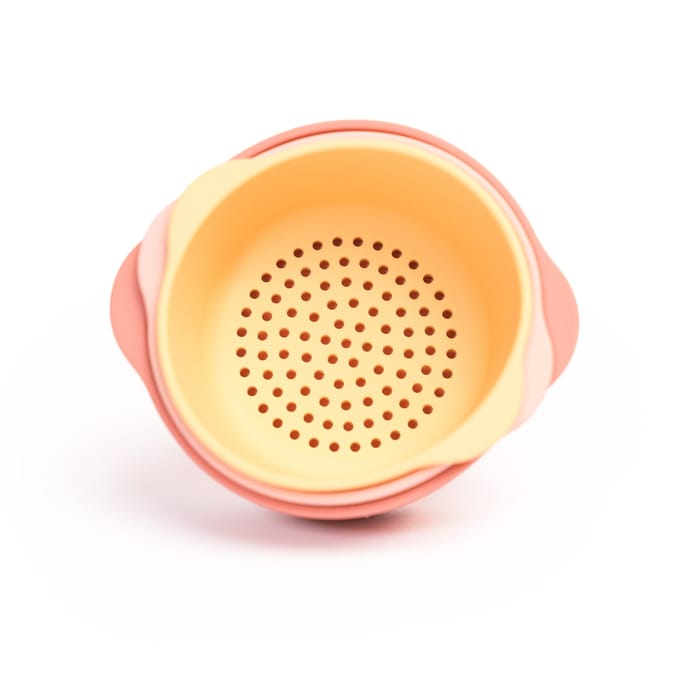 Nesting Bowls for Sensory Play - Coral, 3 pcs