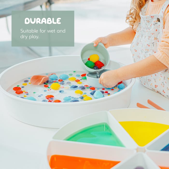 Nesting Bowls for Sensory Play - Green, 3 pcs