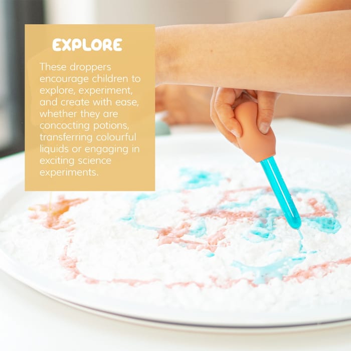 Droppers for Sensory Play - Pastel, 6 pcs