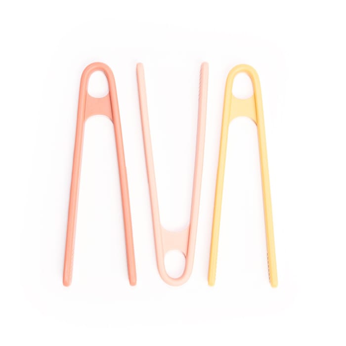 Tongs for Sensory Play - Coral, 3 pcs
