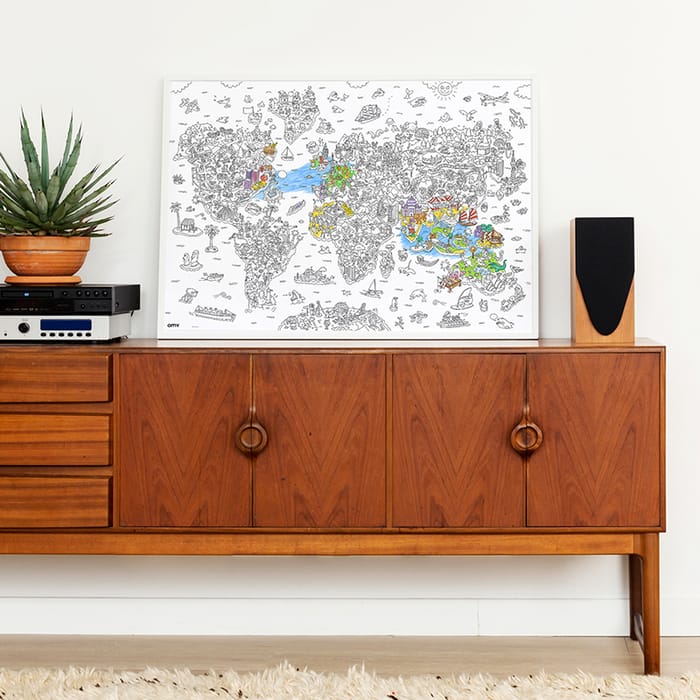 Colouring Poster - Atlas