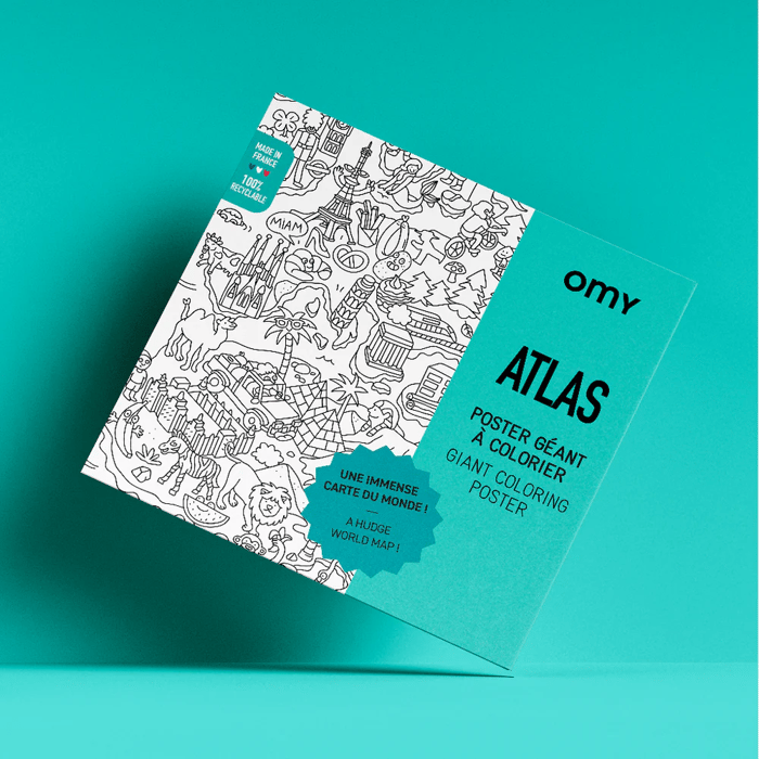 Colouring Poster - Atlas