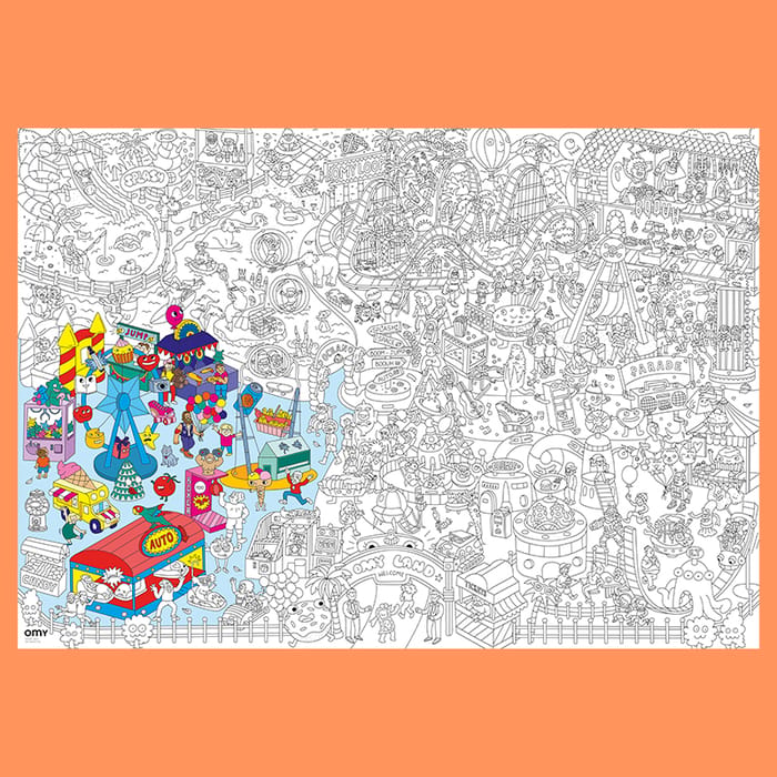 Colouring Poster - Fun Park