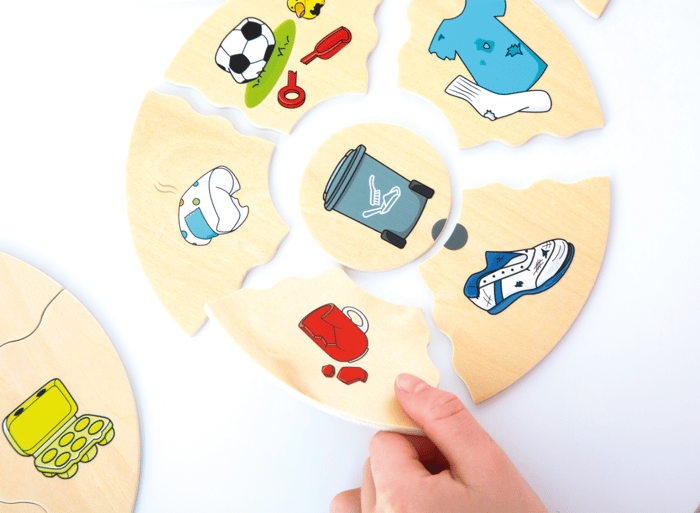 Puzzles in Box - Waste Sorting & Recycling, 5 pcs