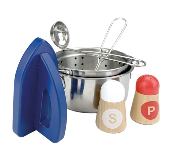 4-in-1 Play Kitchen/Household Station