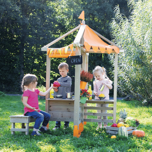 4-in-1 Outdoor Play and Activity Station