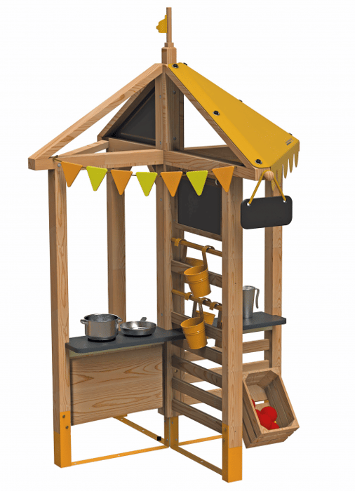 4-in-1 Outdoor Play and Activity Station