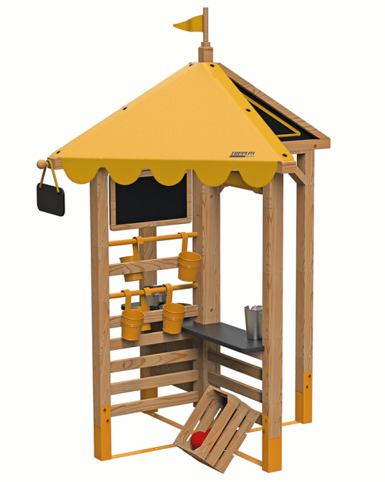 4-in-1 Outdoor Play and Activity Station
