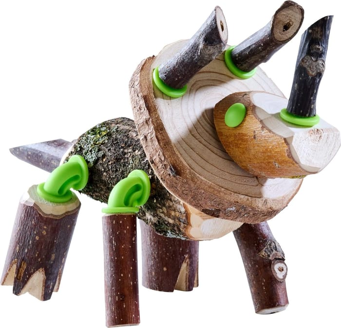 Connectors Construction - Dinosaurs, 53 pcs