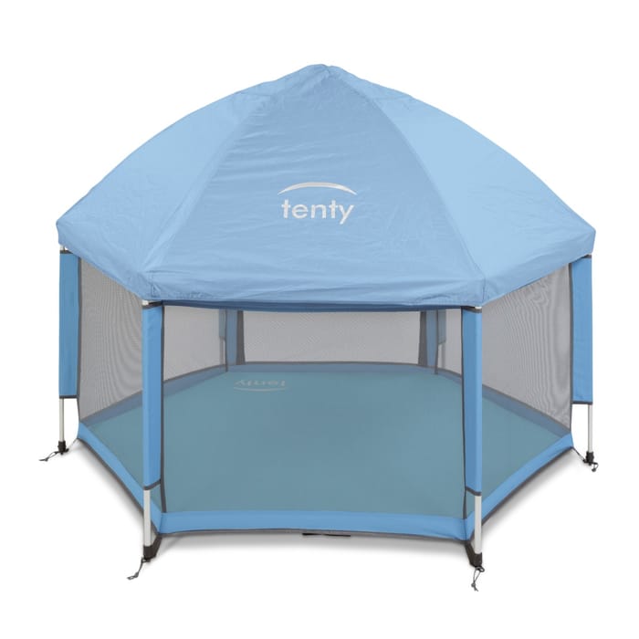 Pop-Up Playpen/Hideaway with Cover - Light Blue