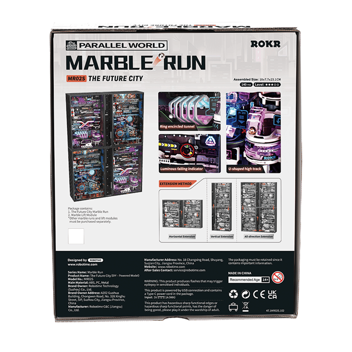 DIY Marble Run - The Future City