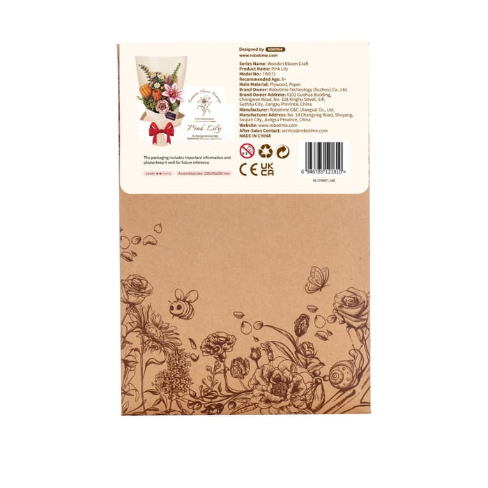 Build-a-Flower - Pink Lily