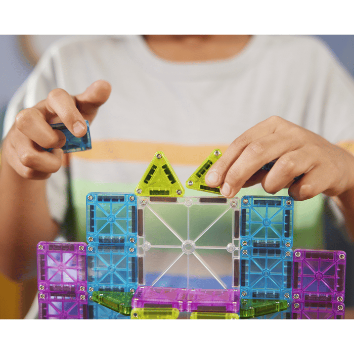 Magna-Tiles | microMAGS Travel Deluxe, 55 pcs