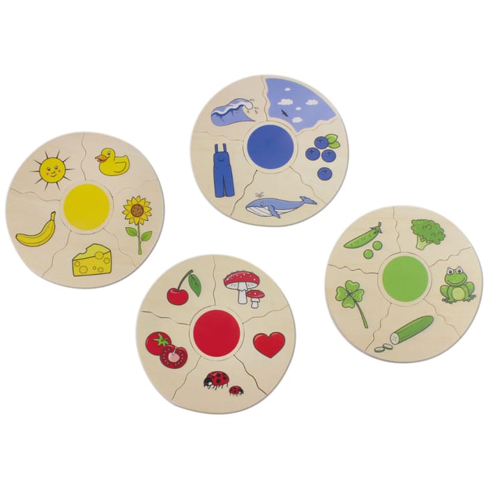 Matching Puzzles - Colours (Set of 4)
