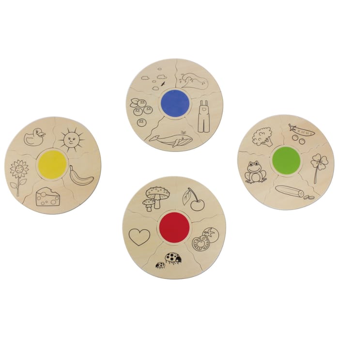 Matching Puzzles - Colours (Set of 4)