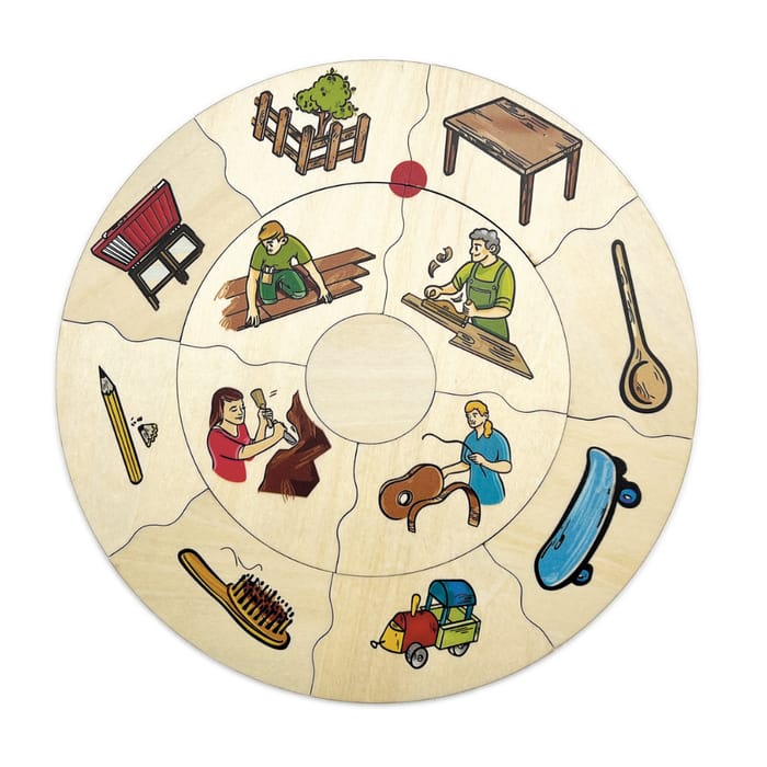Matching Puzzles - Materials (Set of 5)