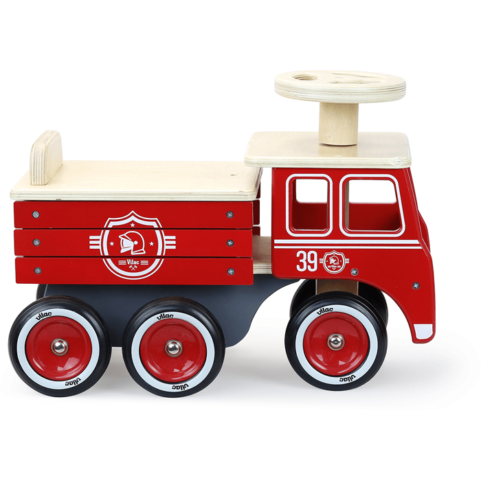 Ride-on Fire Truck with 6 Wheels