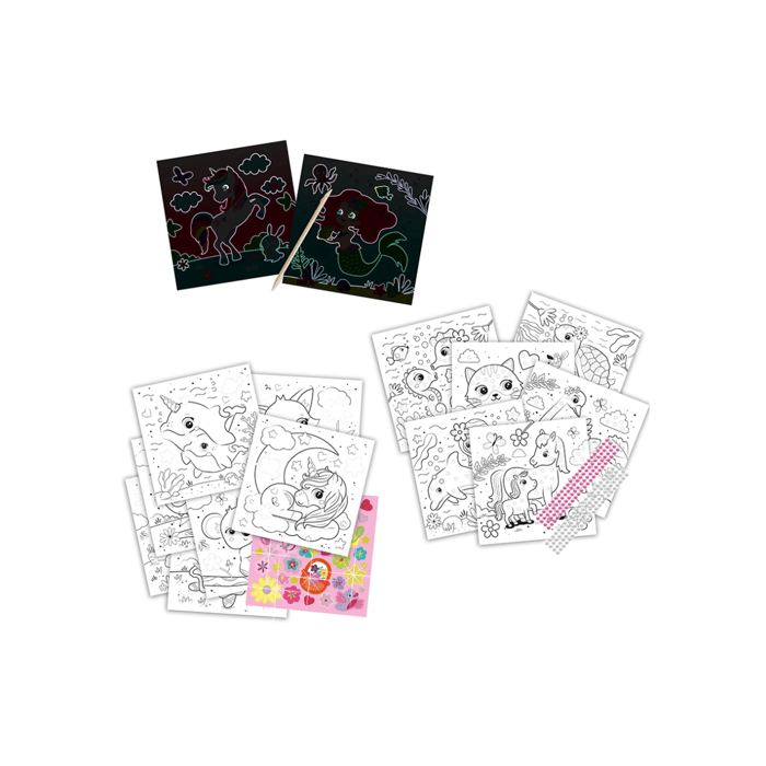 3-in-1 Activity Colouring Book - Unicorns