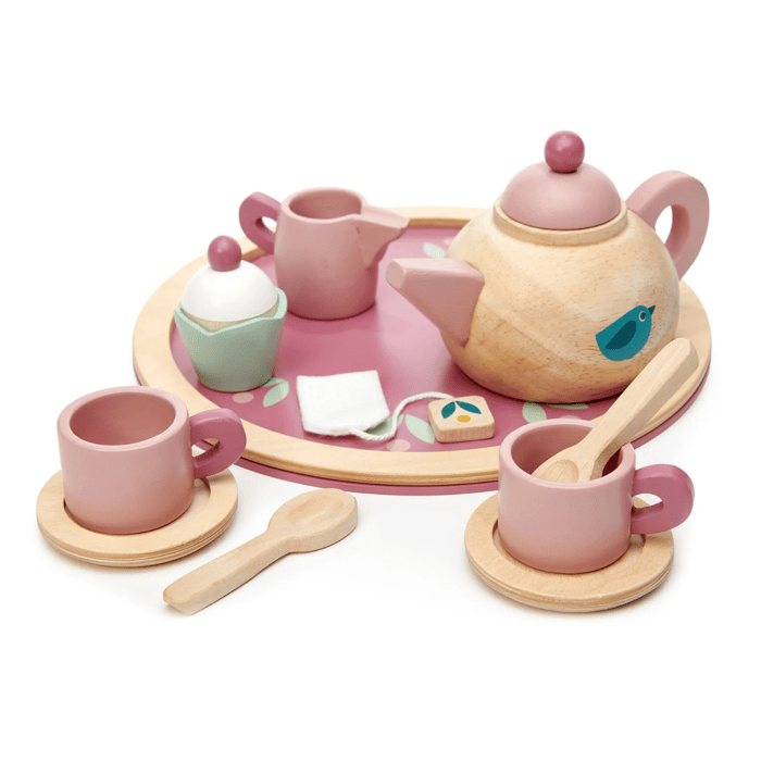 Tea Set with Serving Tray