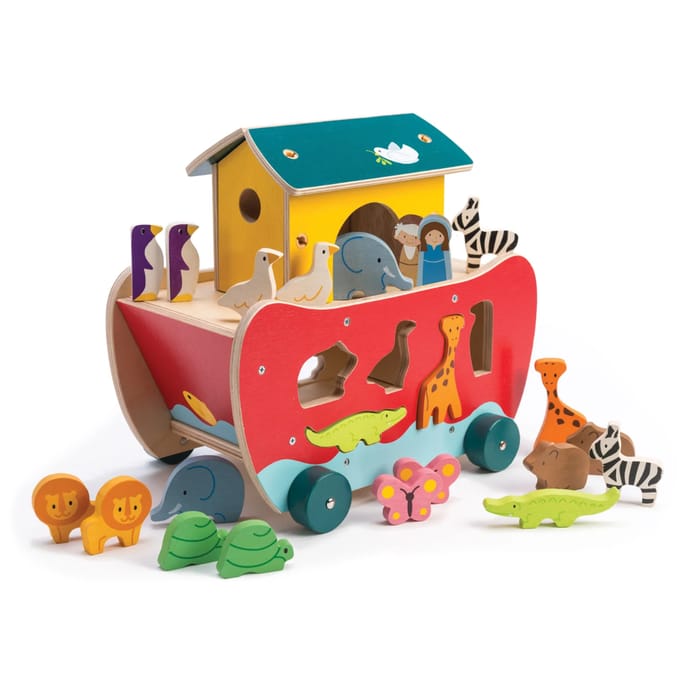 Shape Sorter - Noah’s Ark incl. 10 Animal Pairs