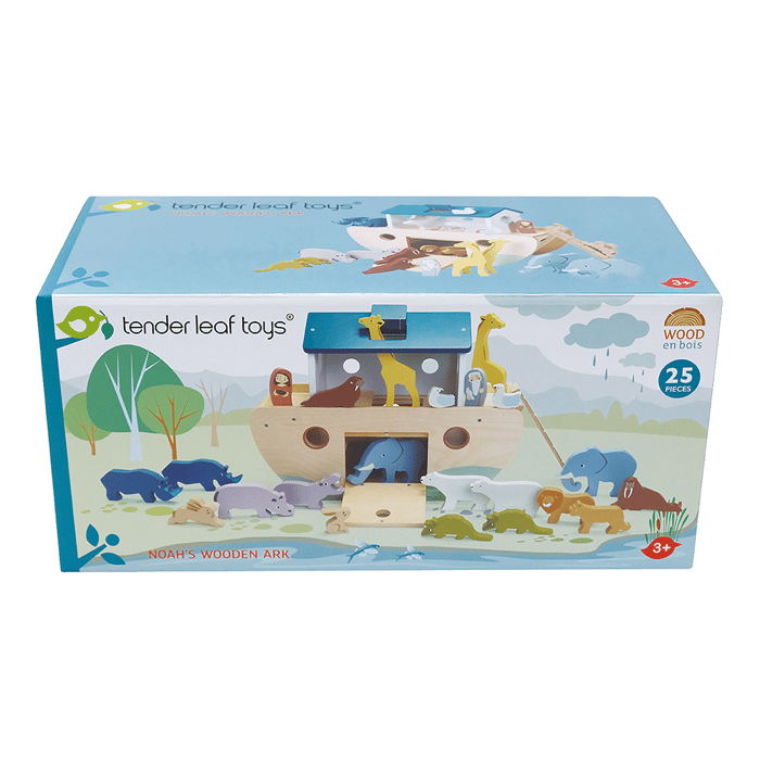 Wooden Noah’s Ark incl. 10 Animal Pairs