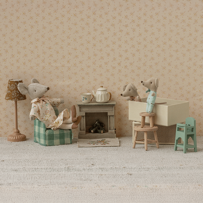 Maileg Fireplace for Mice - Off-White
