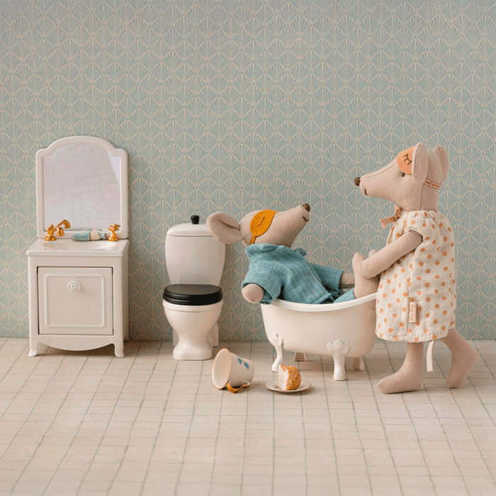 Maileg Bathtub for Mice - Off-White
