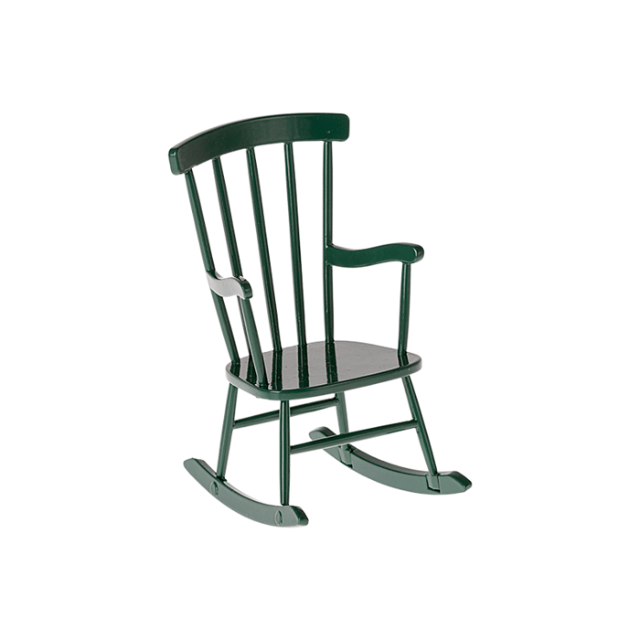 Maileg Rocking Chair for Mice - Dark Green