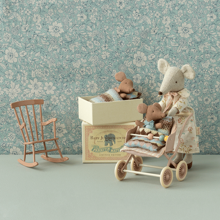Maileg Rocking Chair for Mice - Dark Green