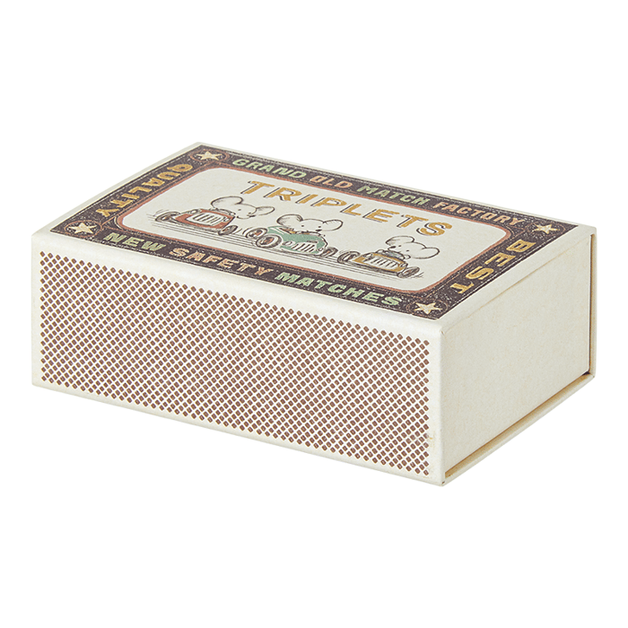Maileg Baby Mice in Matchbox - Triplets
