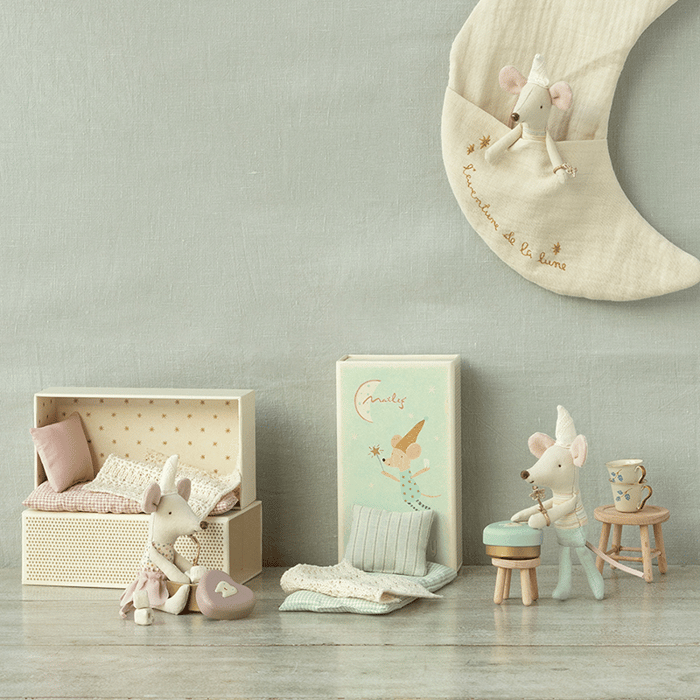 Maileg Tooth Fairy Mouse in Matchbox - Brother