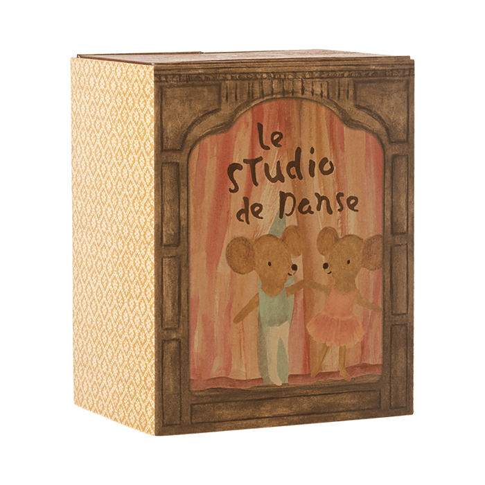 Maileg Ballet Mice Dance Studio - Sister & Brother