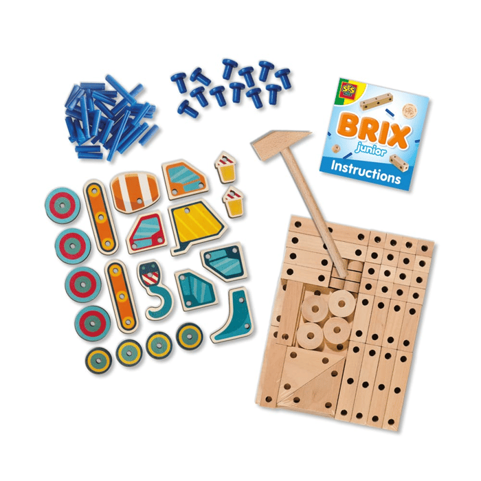 BRIX Junior - Construction Vehicles, 114 pcs