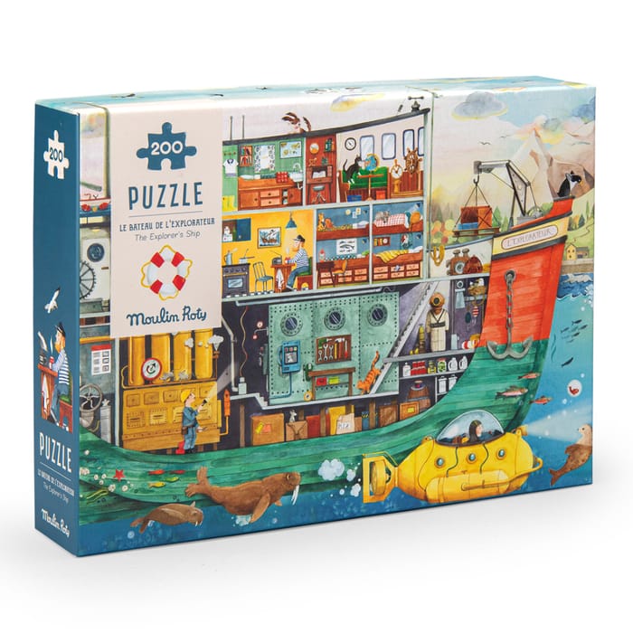 The Explorer's Ship Puzzle, 200 pcs