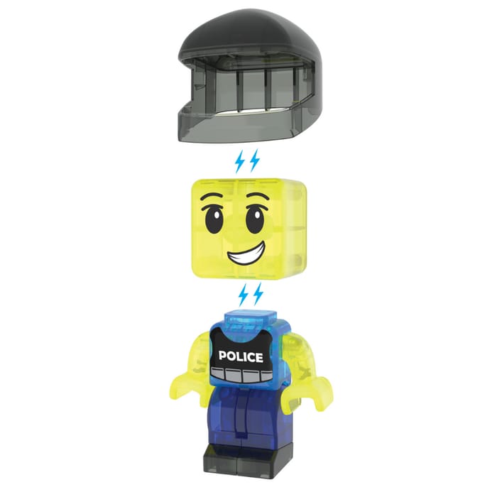 Magna-Tiles | Police Patrol, 20 pcs